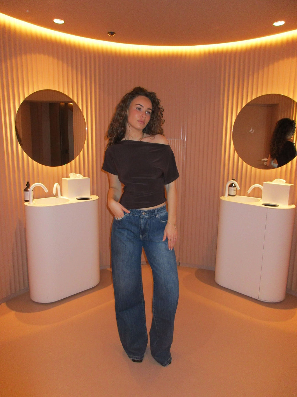 Miry | One‑Shoulder Top met Korte Mouw